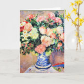 Renoir - Chrysanthema en Japanse ventilator Kaart (Gele Bloem)