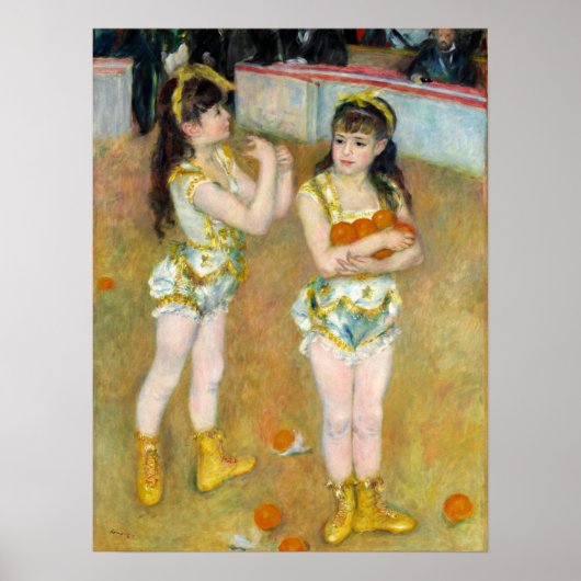 Renoir - Circusacrobat Francisca en Angelina Poster (Voorkant)