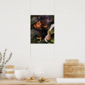 Renoir - Claude Monet Lezend 1872 Poster (Keuken)