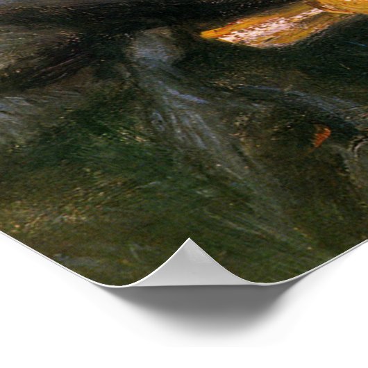 Renoir - Claude Monet Reading 1872 Poster (Hoek)