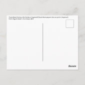 Renoir - Claude Monet Schilderen in zijn Tuin Briefkaart (Achterkant)