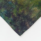 Renoir - Claude Monet Schilderen in zijn Tuin Fleece Deken (Hoek)