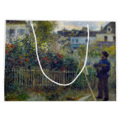 Renoir - Claude Monet Schilderen in zijn Tuin Groot Cadeauzakje (Achterkant)