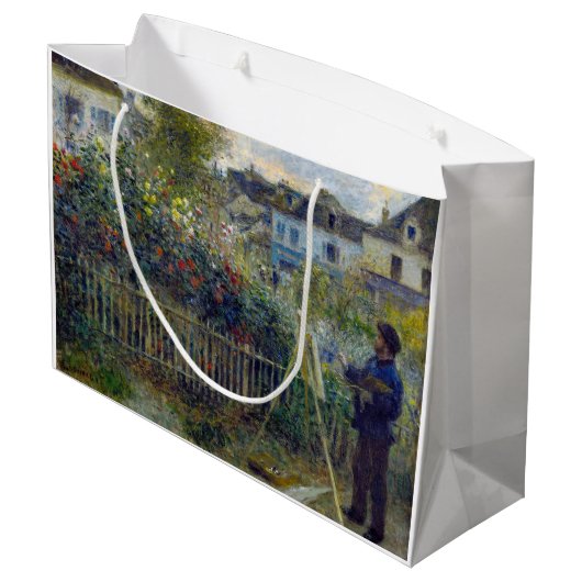 Renoir - Claude Monet Schilderen in zijn Tuin Groot Cadeauzakje (Achterkant Gekanteld)