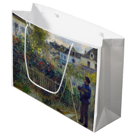 Renoir - Claude Monet Schilderen in zijn Tuin Groot Cadeauzakje (Voorkant Gekanteld)