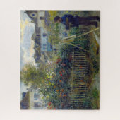 Renoir - Claude Monet Schilderend in zijn tuin Legpuzzel (Verticaal)