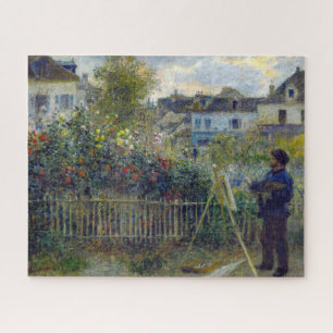 Renoir - Claude Monet Schilderend in zijn tuin Legpuzzel
