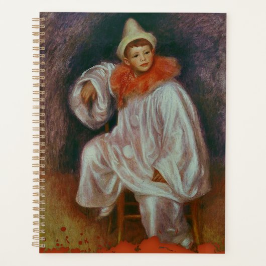 Renoir Clown Pierrot Blanc Painting Planner (Voorkant)