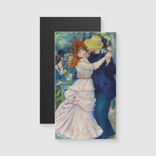 Renoir - Dance at Bougival Magnetic Kaart (Voorkant / Achterkant)