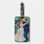 Renoir - Dance at Bougival - QR-code Bagagelabel (Achterkant verticaal)