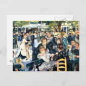 Renoir - Dance at Le Moulin de la Galette Briefkaart (Voorkant / Achterkant)