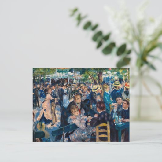 Renoir - Dance at Le Moulin de la Galette Briefkaart (Staand voorkant)