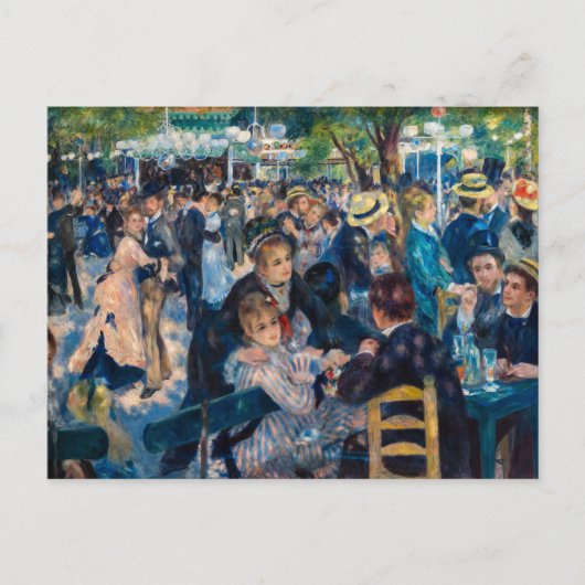 Renoir - Dance at Le Moulin de la Galette Briefkaart (Voorkant)