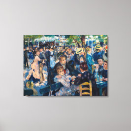 Renoir - Dance at Le Moulin de la Galette Canvas Afdruk