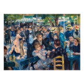 Renoir - Dance at Le Moulin de la Galette Foto Afdruk (Voorkant)
