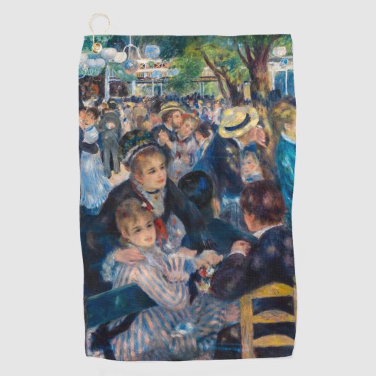 Renoir - Dance at Le Moulin de la Galette Golfhanddoek (Voorkant)