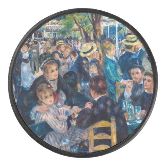 Renoir - Dance at Le Moulin de la Galette Hockey Puck (Voorkant)