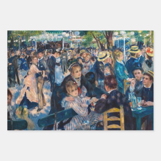Renoir - Dance at Le Moulin de la Galette Inpakpapier Vel (Voorkant)