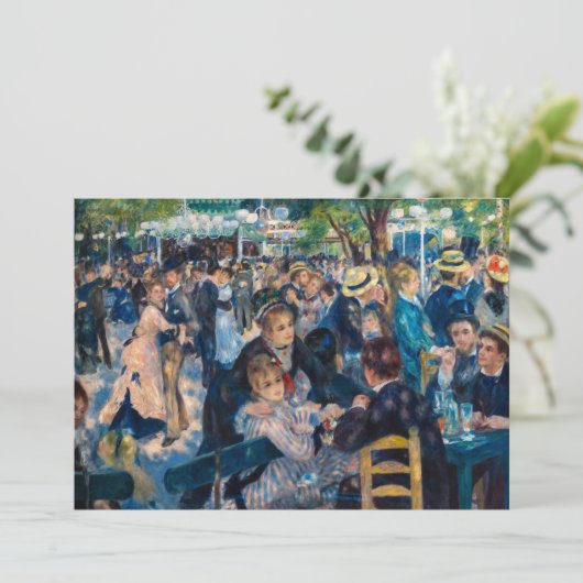 Renoir - Dance at Le Moulin de la Galette Kaart (Staand voorkant)