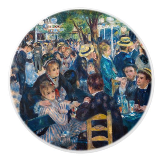 Renoir - Dance at Le Moulin de la Galette Keramische Knop (Voorkant)