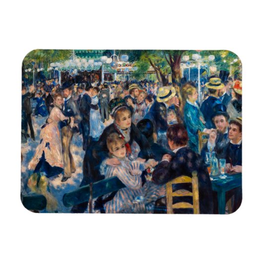 Renoir - Dance at Le Moulin de la Galette Magneet (Horizontaal)