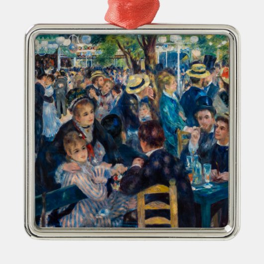 Renoir - Dance at Le Moulin de la Galette Metalen Ornament (Voorkant)