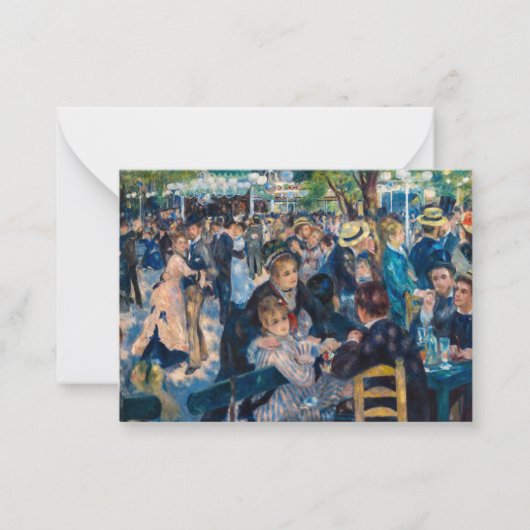 Renoir - Dance at Le Moulin de la Galette Notitiekaartje (Voorkant)