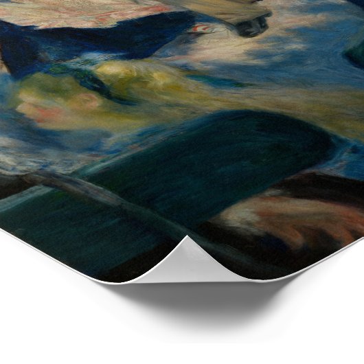 Renoir - Dance at Le Moulin de la Galette Poster (Hoek)