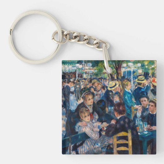 Renoir - Dance at Le Moulin de la Galette Sleutelhanger (Voorkant)