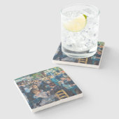 Renoir - Dance at Le Moulin de la Galette Stenen Onderzetter (Zijkant)