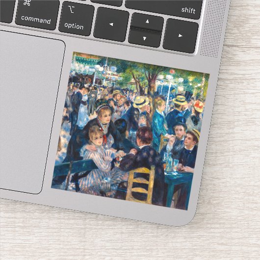 Renoir - Dance at Le Moulin de la Galette Sticker (Detail)