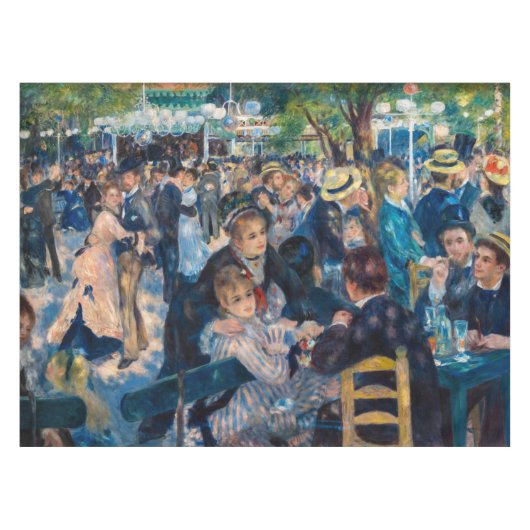 Renoir - Dance at Le Moulin de la Galette Tafelkleed (Voorkant (Horizontaal))