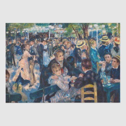 Renoir - Dance at Le Moulin de la Galette Tissuepapier (Voorkant)