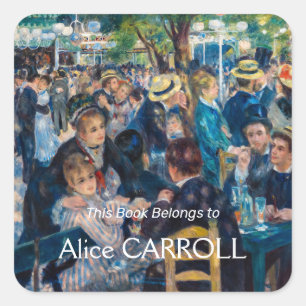 Renoir - Dance at Le Moulin de la Galette Vierkante Sticker