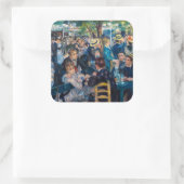Renoir - Dance at Le Moulin de la Galette Vierkante Sticker (Tas)