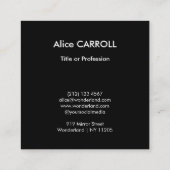 Renoir - Dance at Moulin de la Galette - QR-code Vierkante Visitekaartje (Achterkant)