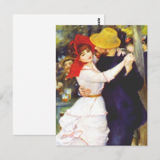 Renoir Dance bij het Briefkaart Bougival (Voorkant / Achterkant)