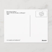 Renoir - Dance in de stad, het Land, en Bougival Briefkaart (Achterkant)