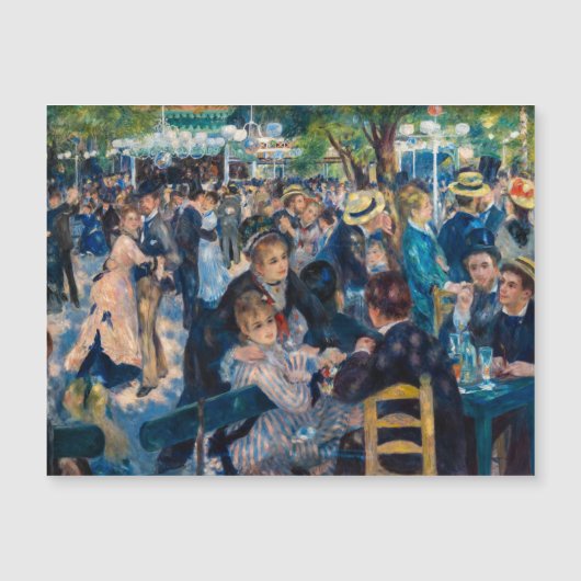 Renoir - Dance Moulin de la Galette Magnetic Kaart (Voorkant)
