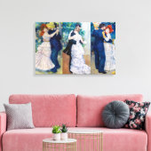 Renoir - Dance serie: Bougival, City & Country Canvas Afdruk (Insitu (Woonkamer))
