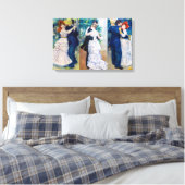 Renoir - Dance serie: Bougival, City & Country Canvas Afdruk (Insitu (Slaapkamer))