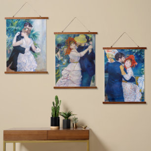 Renoir - Dance serie: Bougival, City & Country Hangend Wandkleed