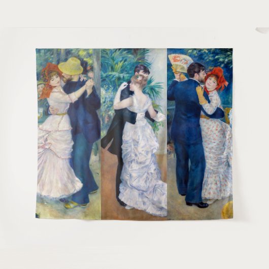 Renoir - Dance serie: Bougival, City & Country Wandkleed (Voorkant (horizontaal))