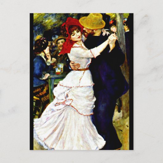 Renoir - Dance te Bougival Briefkaart (Voorkant)