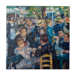 Renoir - Dans bij de Moulin de la Galette Tegeltje