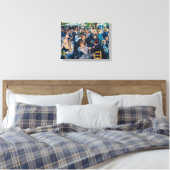 Renoir - Dans bij Le Moulin de la Galette Canvas Afdruk (Insitu (Slaapkamer))