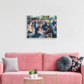 Renoir - Dans bij Le Moulin de la Galette Canvas Afdruk (Insitu (Woonkamer))
