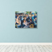 Renoir - Dans bij Le Moulin de la Galette Canvas Afdruk (Insitu (Houten vloer))