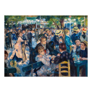 Renoir - Dans bij Le Moulin de la Galette Foto Afdruk