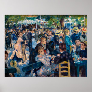 Renoir - Dans bij Le Moulin de la Galette Poster